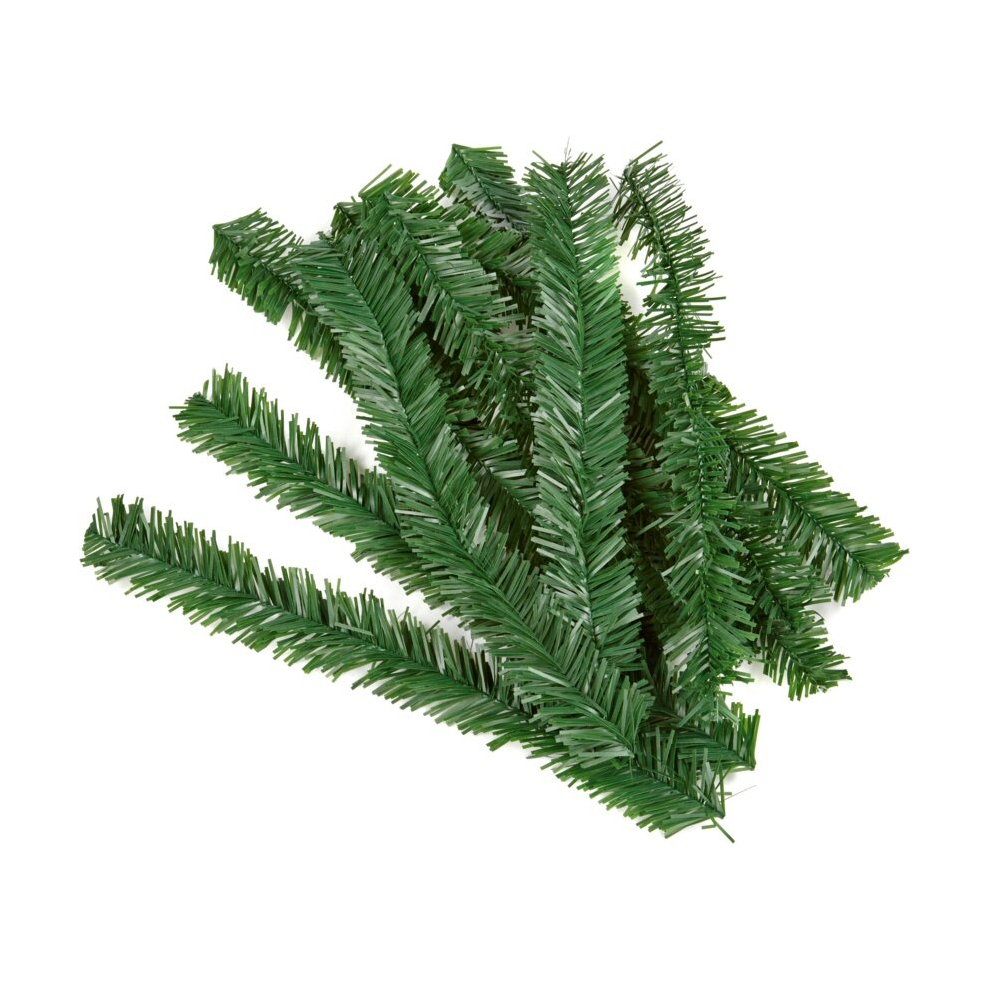 20 Artificial Green Christmas Garland Ties Tree Wreath Wraps Tie 30cm