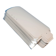 Sello de fábrica para iPhone 14 Plus, tarjeta de papel blanco, protección de pantalla, paquete de 100