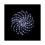 Snow Time 50cm Spiral Snowflake - ICE WHITE 1