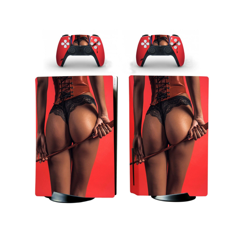 Ps5 Standard Disc Console Controller Decal Sticker Skin Sexy Hot Girl Sm Lace Multicoloured 5601103457156