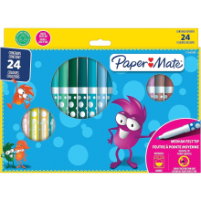 Paper Mate Children's Felt Tip Pens, Assorted Colours, 24 Pieces