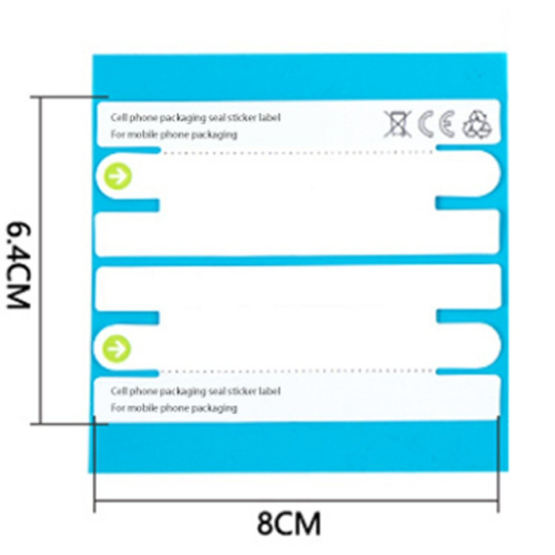 Factory Box Seal for iPhone White Paper Card Pack of 100 2