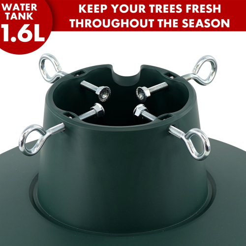 GEEZY GEEZY Christmas Tree Stand Adjustable & Strong with Water Tank Heavy Duty 2.1m 2