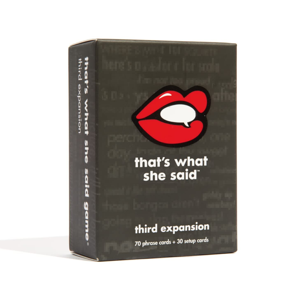 Thats What She Said game - Third Expansion