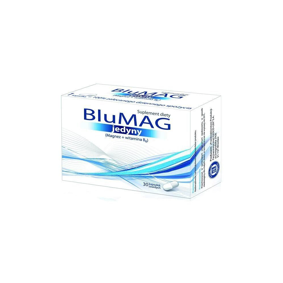 Polskie Suplementy Hasco Blumag Jedyny 30 Kap Magnesium And Vitamin B6