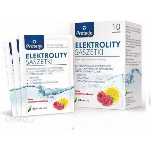 Protego Elektrolity 10 sasz rehydration Electrolytes diarrhea vomiting