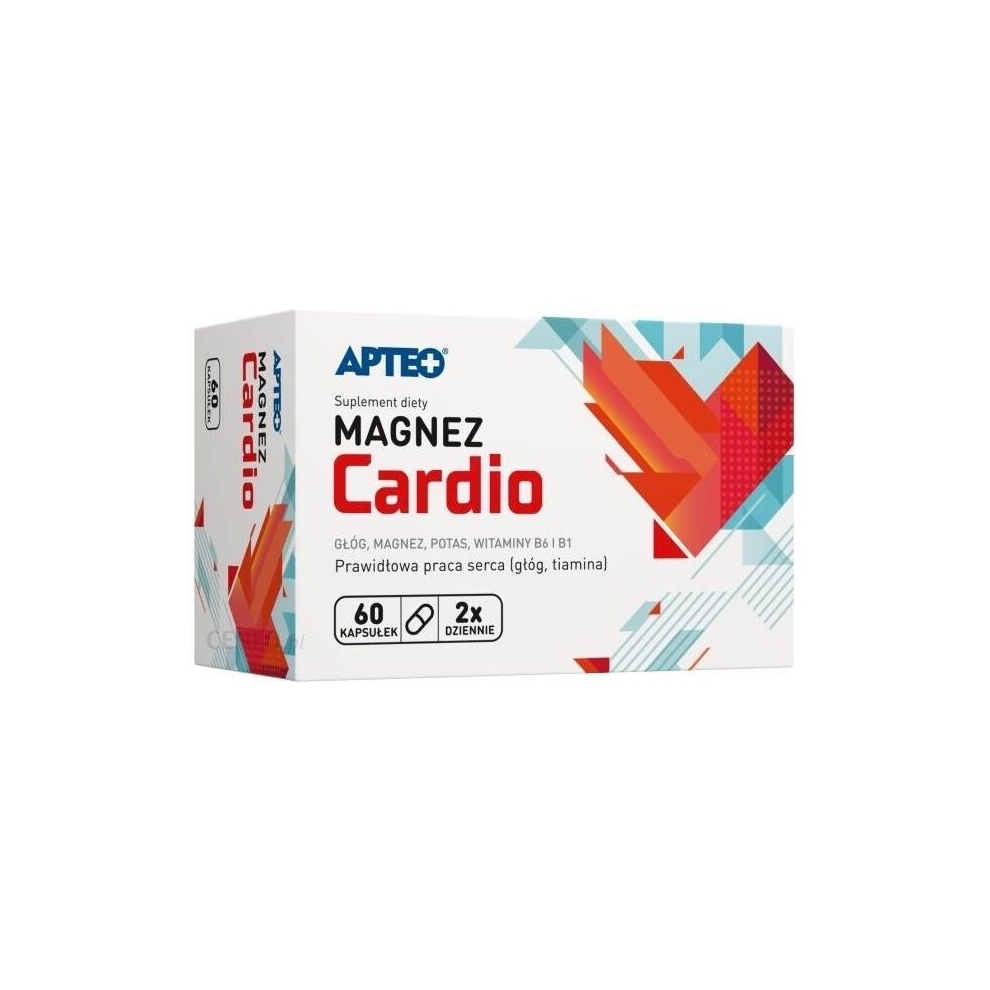 Polskie Suplementy Magnez +Wit. B6 Cardio Apteo 60 Kap Blood Pressure Supplement