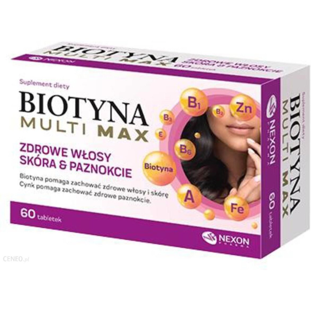 Nexon BIOTYNA MULTI MAX 60tab biotin biotebal hair nails skin supplement