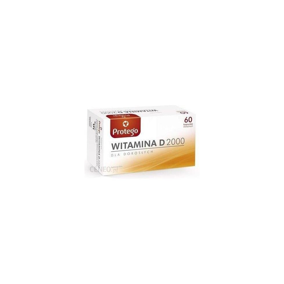 Protego Witamina D 2000 60 kap healthy bones healthy teeth supplement