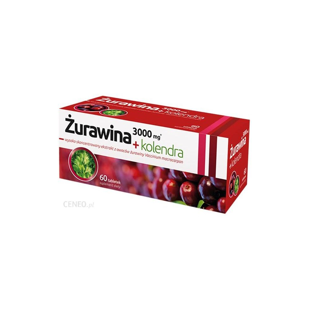 Zurawina + Kolendra 60 tab Cranberry Coriander antioxidants supplement