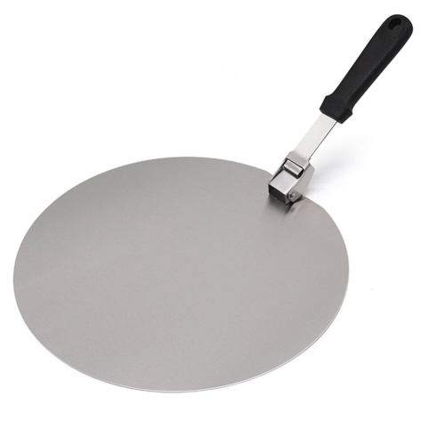 Pizza Paddle 12 Inch, Folding Stainless Steel Pizza Peel, Handle 1