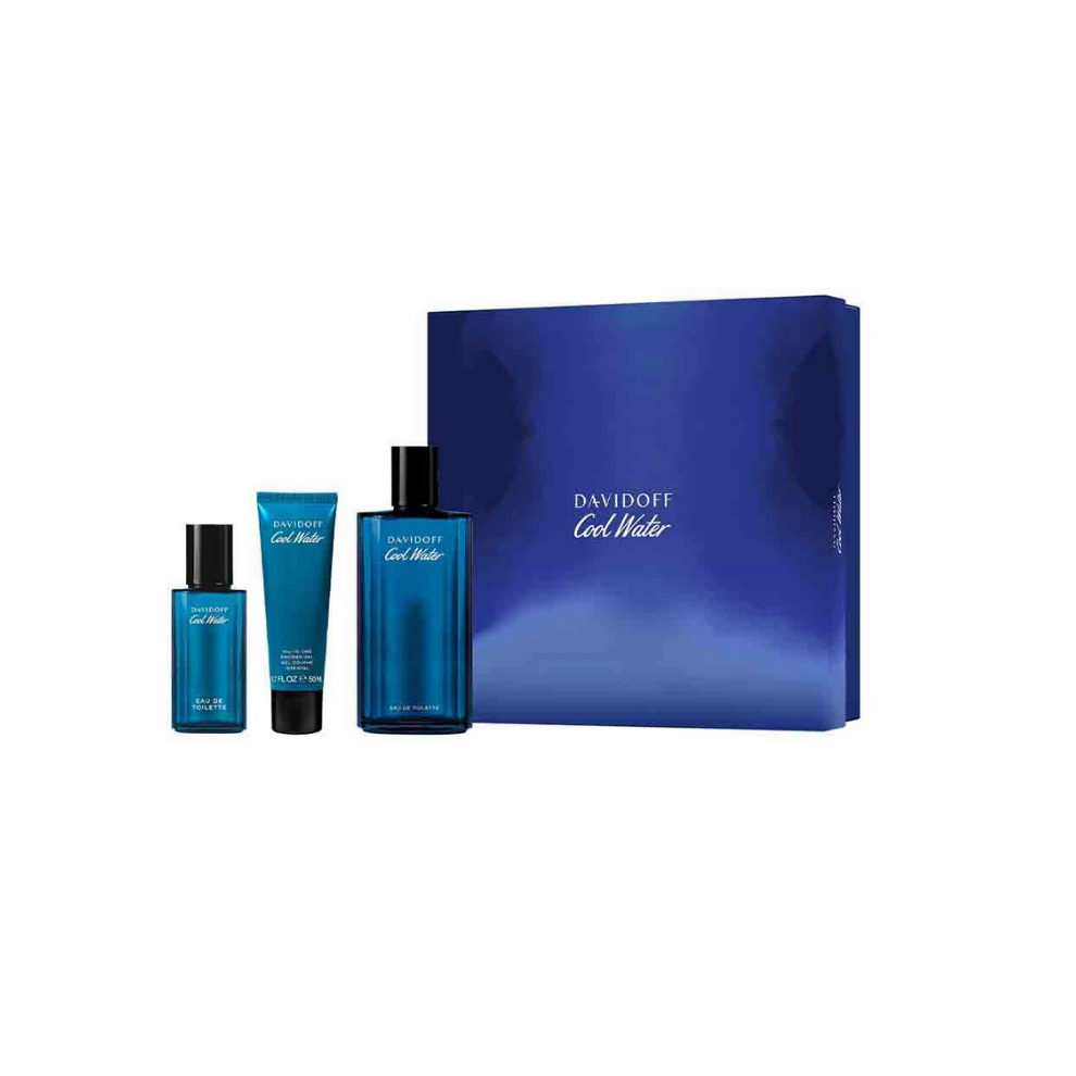 Cool Water Mens Mens 75ml 3pc Gift Set