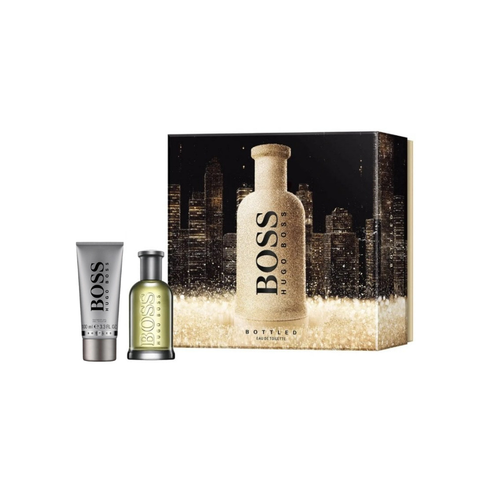 Boss Bottled (Grey) Mens 50ml 2pc Gift Set