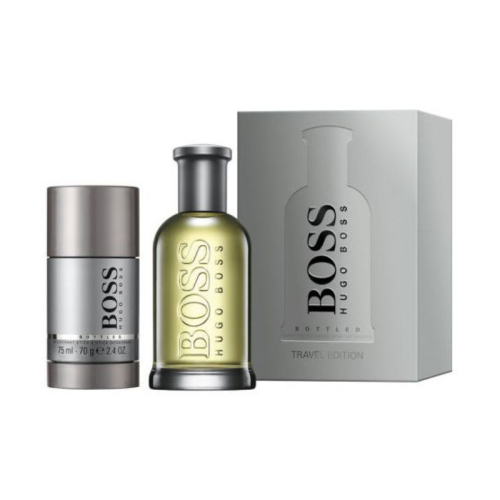 Hugo Boss Boss Bottled (Grey) Mens 100ml 2pc Gift Set