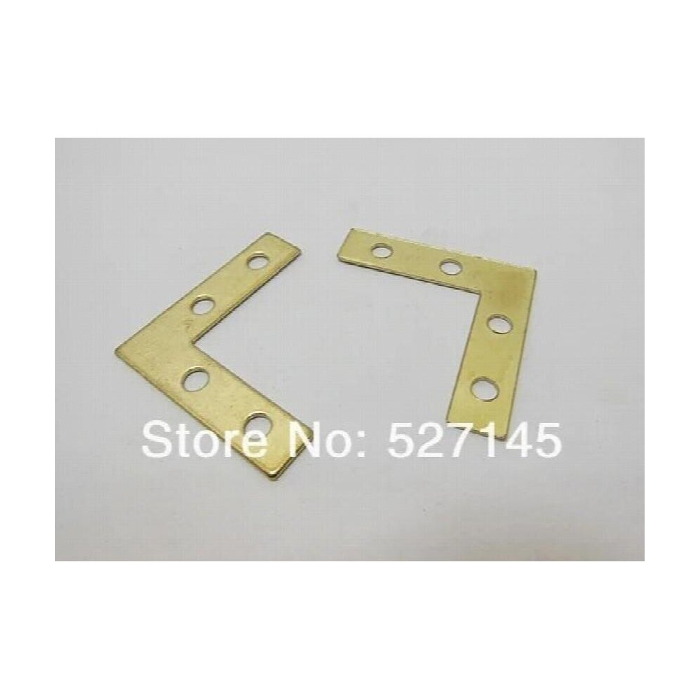 100Pcs Angle Flat L Shaped Corner Brace Bracket 38Mm X 38Mm 885673608957