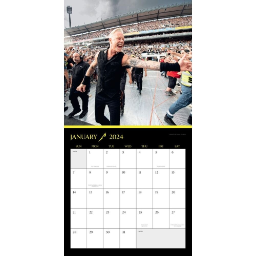 METALLICA 2024 SQUARE CALENDAR on OnBuy