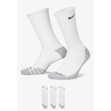 (White, L (UK8 - UK11)) Nike Dri Fit Mens Cushion Crew Socks SX5547