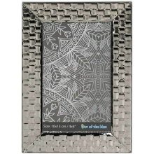 Silver Square Metal Wall Hanging Frame 10x15cm