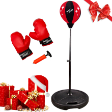 Kids Standing Boxing Punch Ball With Gloves