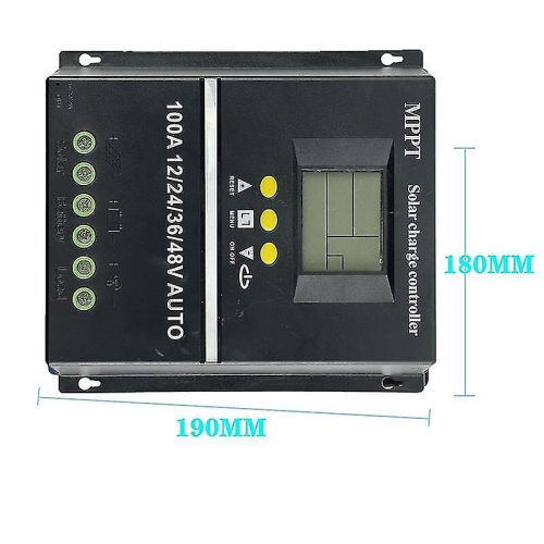 Pwm 100a 12v 24v 36v 48v Auto Solar Panel Charge Controller 1