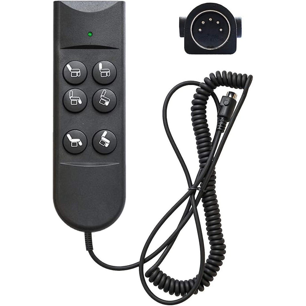 6 Button Remote For Recliners 5 Pin Lift Chair Handset Controller Hand Control For Power Furniture