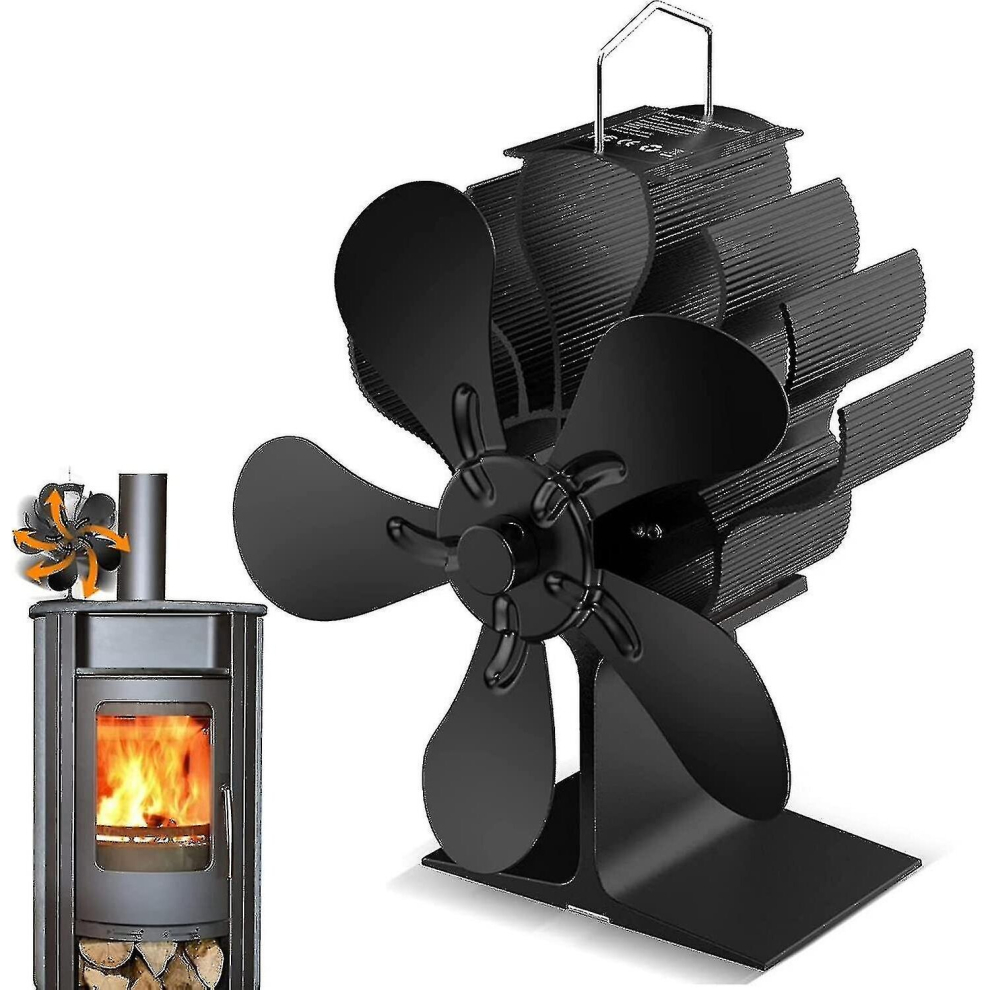 Log Burner Heat Powered Fan Fireplace Fan Wood Burning Stove Wood Stove Fan