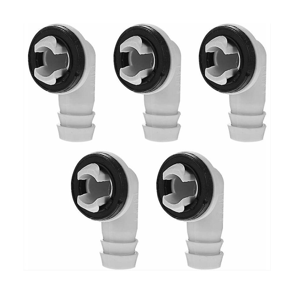 5Pcs Air Conditioner Drain Hose Connector Elbow Fitting Ac Condensate Drain Adapter,Adapter Diameter 15Mm 9444929215823