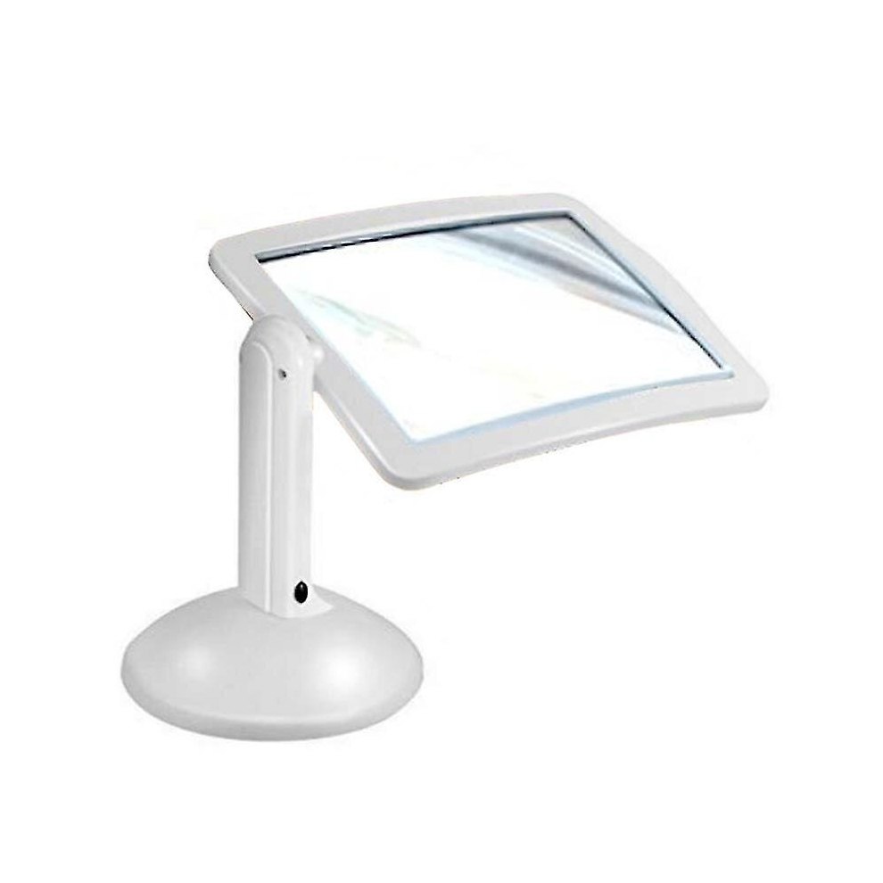 3x Reading Full-page Magnifier Led Magnifying Wallfire Loupe Glasses Desk--