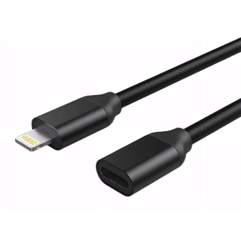 Lightning Cable Extension 6Ft For Iphone Ipad, Apple Mfi Certified Iphone Extension Cord Female To Male Connector Pass Audio Video Music Transfer Data 9444929216066
