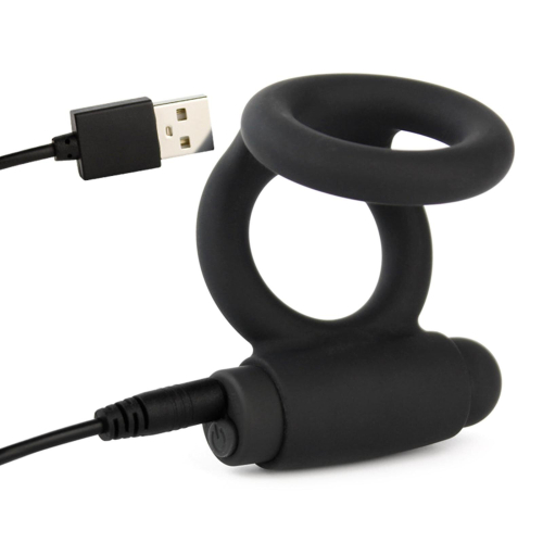Men's Vibrating Ring With Finger Suction Portable Automatic Massager 10 Speed