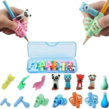 16pcs Pencil Grips Writing Aid Writing Aid Grip Universal Pen Holder Grip Child With Box