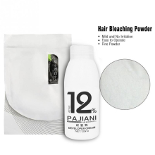 Hair Whitening Dye Cream Bleaching Salon Hairdressing Powder With Dioxygen Milk Qinhai