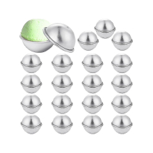 40 Pieces 20 Set Diy Metal Bath Ball Mold For Crafting Diy Making Supplies 4.5x2cm