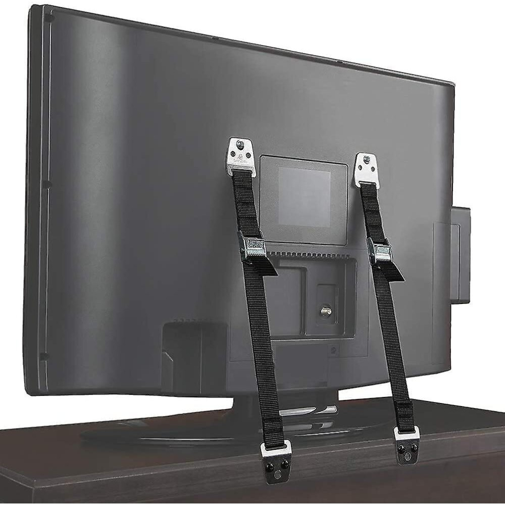 Tv And Furniture Anti Tip Straps,adjustable Safety Furniture Wall Anchors,pack Of 2