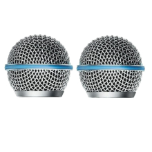 2pcs Microphone Grill Mic Grille Replacement Mic Ball Head Mesh For Beta58a Sm58 Pgx24 Slx24