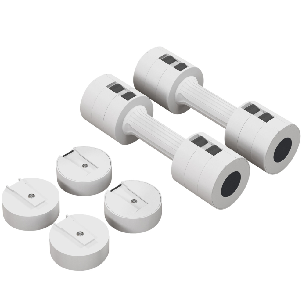 B&Q - Adjustable Dumbbells SetFast Adjust And Compact2.5Kg X 2 - Image 3