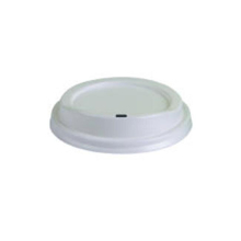 Plastic Hot Cup Lid - White - 8 Oz.