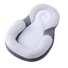 (grey) Baby Lounger Baby Nest Soft Baby Nest Lounger Adjustable Breathable Baby Lounger For Newborn Co-sleeping Newborn Lounger Baby Snuggle Nest - Snngv