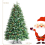 Costway 6FT Pre-Lit Artificial Christmas Tree Snowy Xmas Tree 11 Lighting Modes 3
