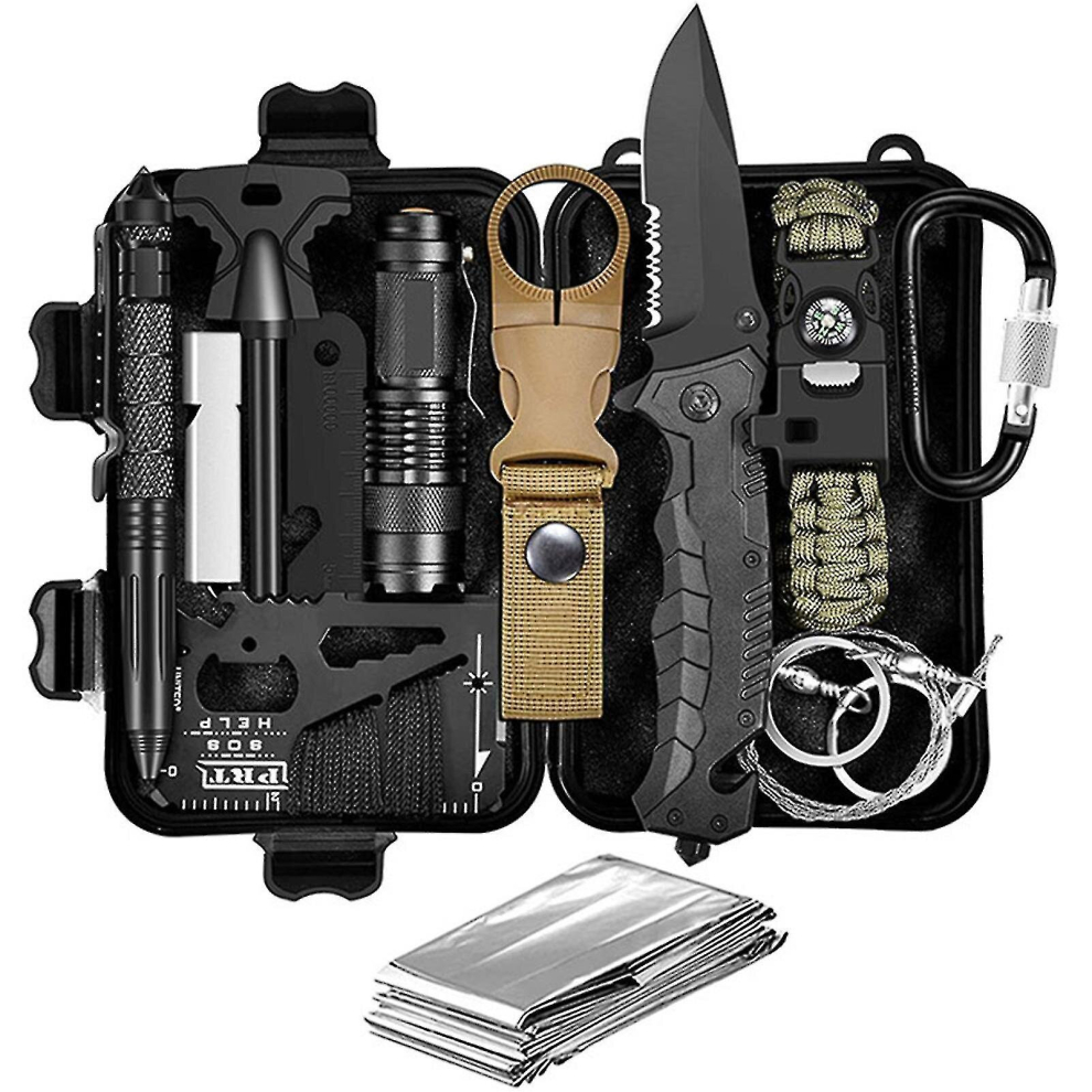 11 In 1 Camping Survival Kit Gifts For Men Dad Husband Survival Gear And Equipment