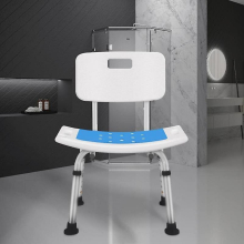 Bathroom Shower Chair Shower Chair Folding Bath Chair For The Elderly Adhesive Non-slip Warm Cushion (only Blue Cushion Without Chair)