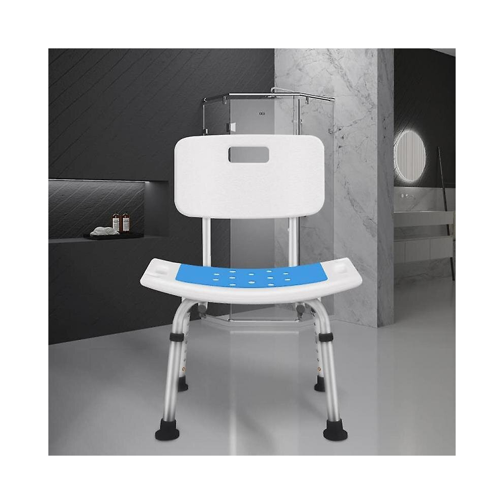 Bathroom Shower Chair Shower Chair Folding Bath Chair For The Elderly Adhesive Non-slip Warm Cushion (only Blue Cushion Without Chair)