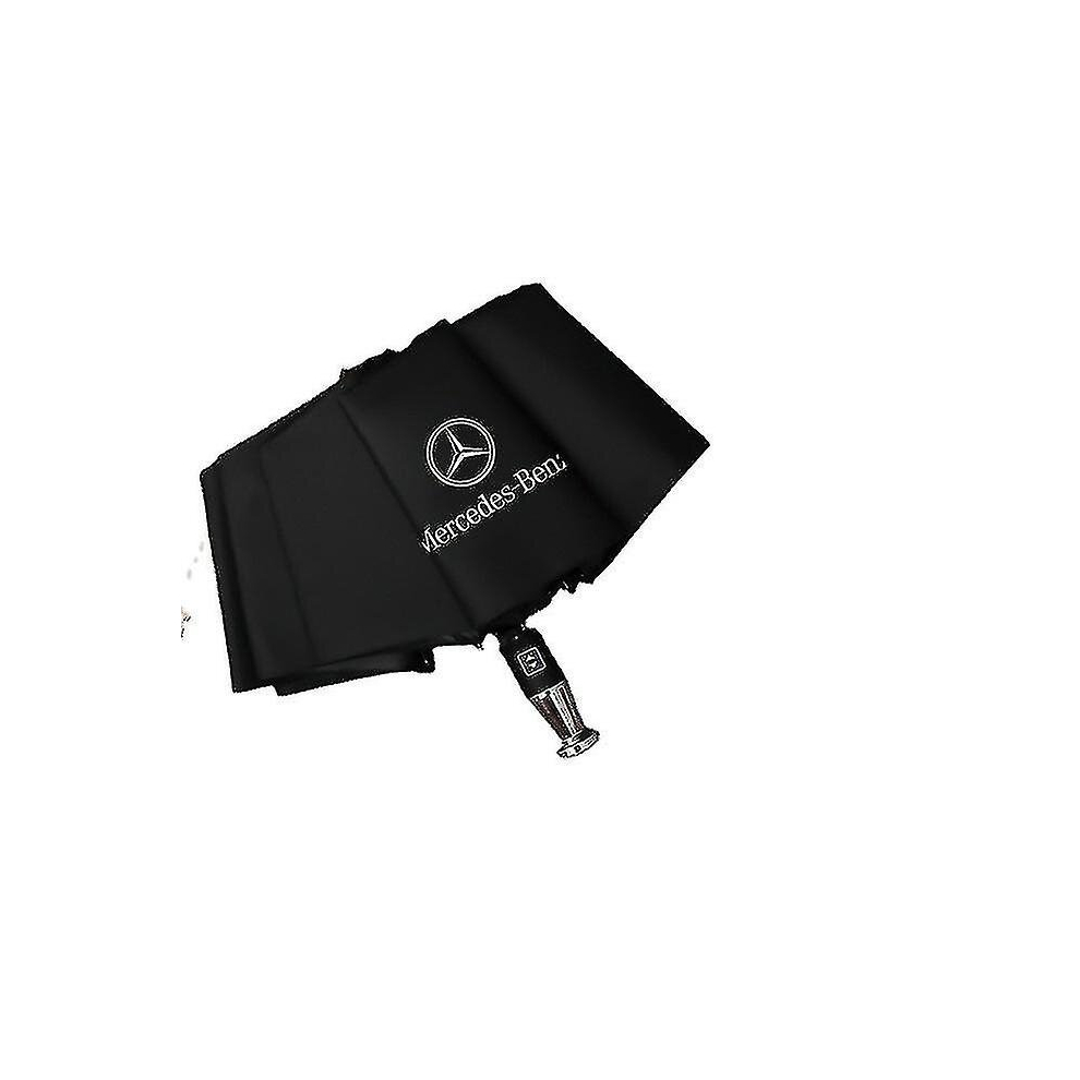 New Rain Windproof 10-Bone Mercedes-Benz Auto Logo Umbrella – High-Quality, Stylish & Durable