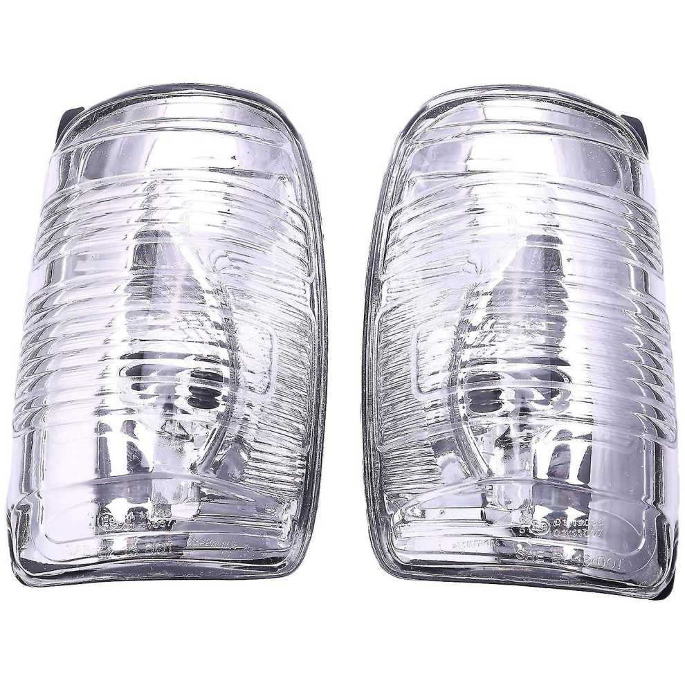 1Pair Right And Left Side Door Wing Mirror Clear Indicator Lens For Transit Mk8 2014-Onwards 9443636013791