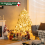 Costway 4.5FT Pre-Lit Flocked Christmas Tree Snowy Xmas Tree w/ 150 LED Lights 9