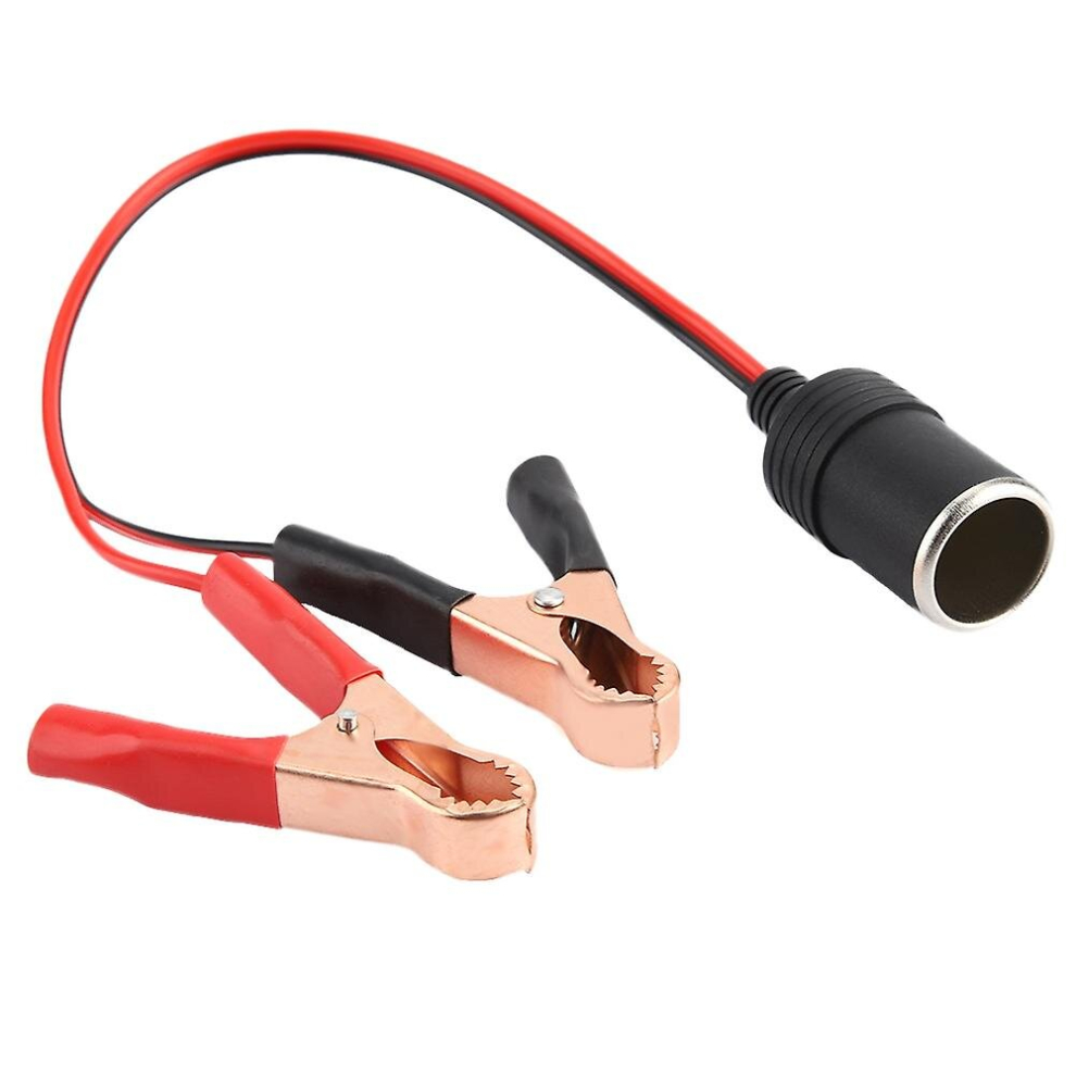 Cigarette Lighter Socket To Clip, Cigarette Lighter Female Socket To Clip, Cigarette Lighter Socket To Battery Clip, Cigarette Lighter Socket Adapter 9444929324204