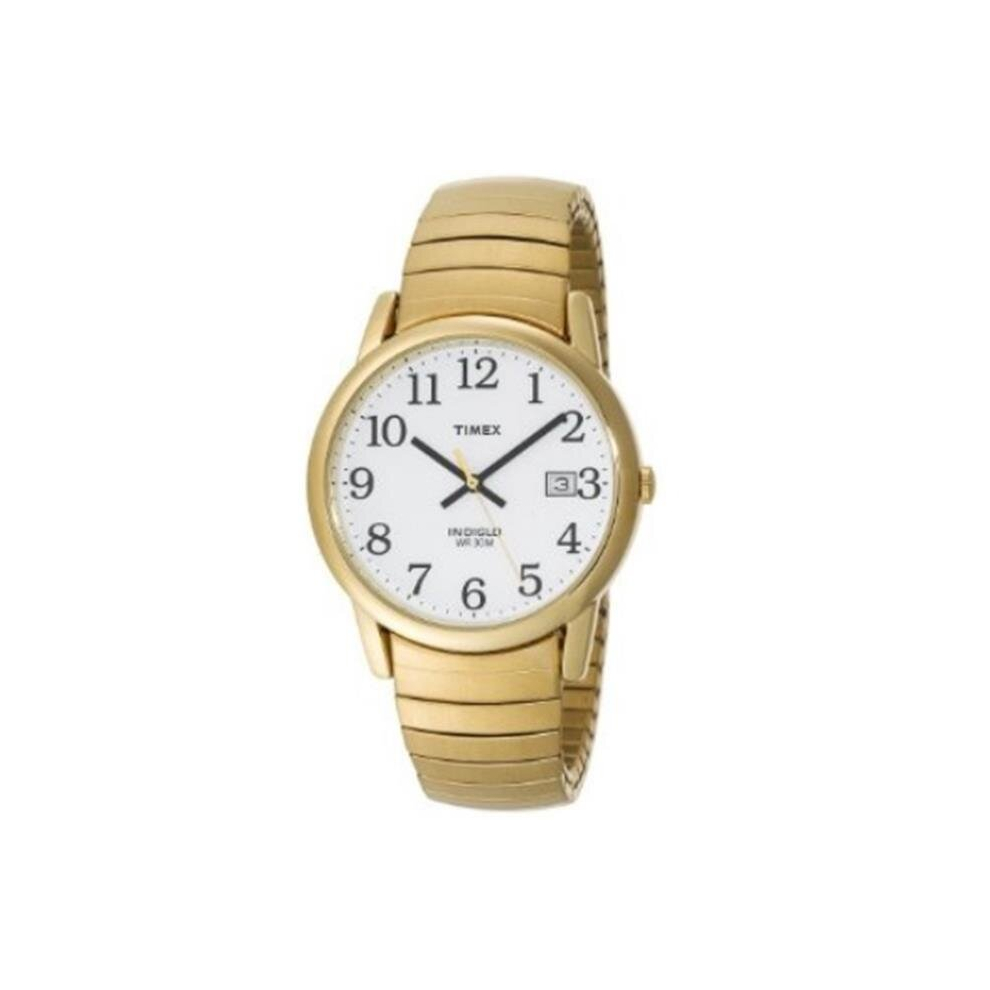Timex  Easy Reader Gold-Tone Expansion Band Watch for Men