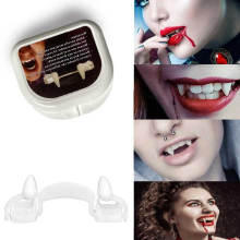 3 Pairs Retractable Vampire Teeth For Extending Halloween Teeth Werewolf Cosplay Braces, Retractable Vampire Fangs Horror Party Vampire Teeth