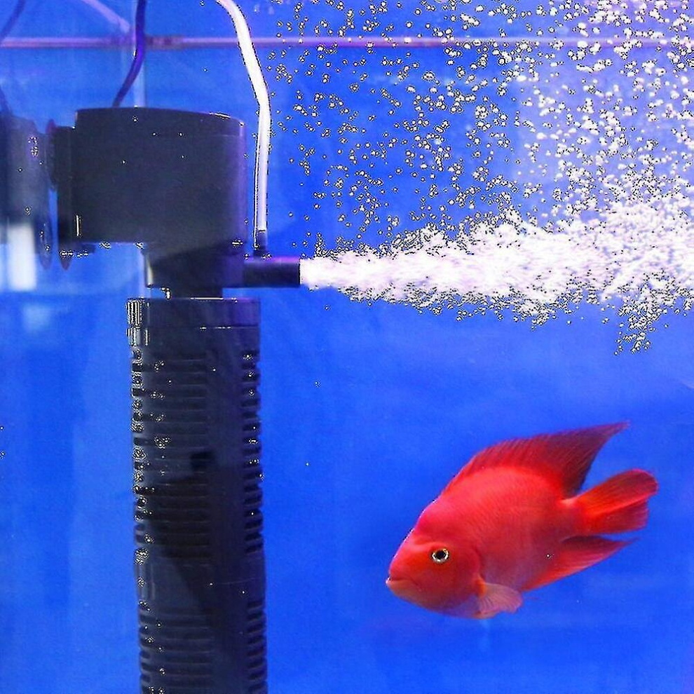 3 In 1 Silent Aeration Water Purifier Internal Pump Submersible Aquarium Filter Oxygen Pump Submersi