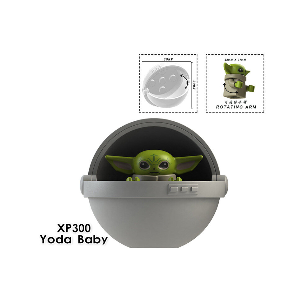 (Star Wars-XP300 YODA BABY) Star Wars Minifigures Buliding Blocks Bricks Figures Darth Vader